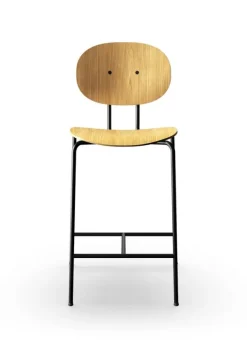 Sale Sibast Furniture Piet Hein Bar Chair Natural Oiled Oak / Black