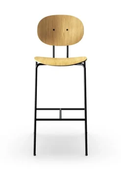 Sale Sibast Furniture Piet Hein Bar Chair Natural Oiled Oak / Black