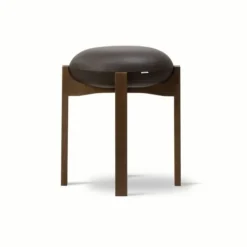 Sale Fredericia Furniture Pioneer Stool 6830 / By Maria Bruun Primo 86-1 Dark Brown / Smoked Oak Stained