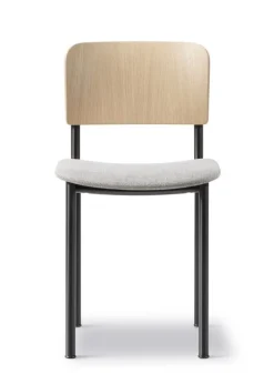 Sale Fredericia Furniture Plan Chair 3413 by Edward Barber & Jay Osgerby Lacquered Oak & Re-wool 128 / Black
