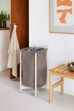 Clearance Hübsch Pod Vasketøjstaske Blå / Brun / Sand