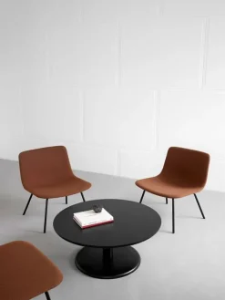 Sale Fredericia Furniture Pon Side Table 1295 by Jasper Morrison Black Lacquered Oak