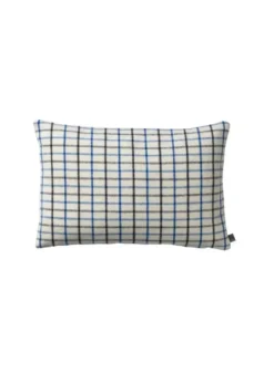 Clearance FDB Møbler / Furniture Pude - R16 Slotsholmen Blue / Black / White - Medium
