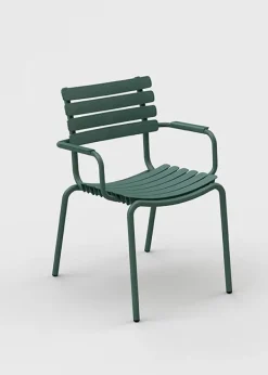 Best HOUE Reclips Dining Chair Olive Green