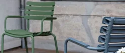 Best HOUE Reclips Dining Chair Olive Green