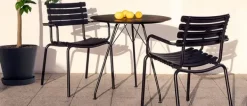 Best HOUE Reclips Dining Chair Olive Green