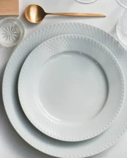 Best Lyngby Porcelain Rhombe Middagstallerken Ø27 cm Hvid