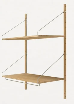Best FRAMA Shelf Library H1148 / Hanger Section Natural Oak
