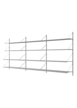 Best FRAMA Shelf Library H1084 / Triple Section Stainless Steel