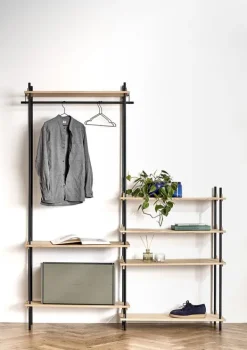 Fashion MOEBE Shelving system - S.200.1.F Sort / Sort