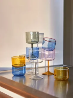 Sale HAY Tint Wine Glass Grey - Set of 2