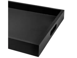 Sale Broste CPH Tray 'Sarah' Birch Wood Black - Large