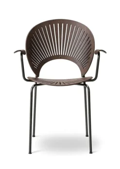 Sale Fredericia Furniture Trinidad Armchair 3399 by Nanna Ditzel Smoke Stained Oak / Black