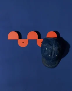 Best Nobodinoz Vibes Wall Coat Rack Burnt red