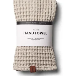 Best Humdakin Waffle hand towels Light stone