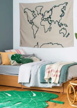 Best Lorena Canals Wall Hanging Canvas Map