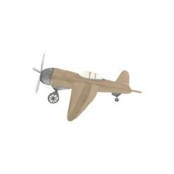 Børn That's Mine Wallsticker Retro airplane