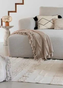 Best Lorena Canals Washable Rug Air - Natural X-Large
