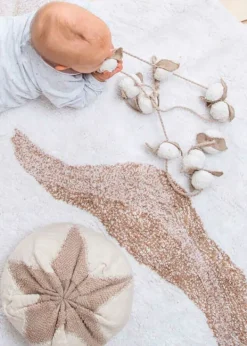 Best Lorena Canals Washable Rug Cotton Flower