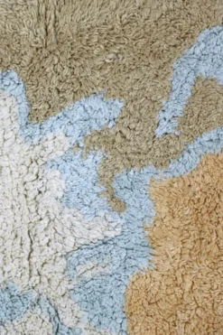 Børn Lorena Canals Washable Rug Mini Worldmap