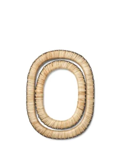 Discount Ferm Living Weave Trivets Weave Trivets - Set of 2 - Natural/Black