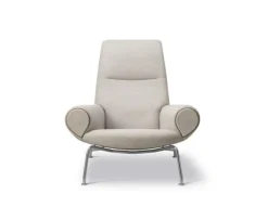 Sale Fredericia Furniture Wegner Queen Chair 1010 by Hans J. Wegner Clay 12