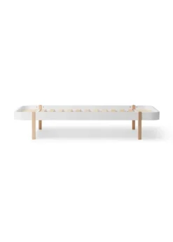 Outlet Oliver Furniture Wood Lounger Seng Hvid / Eg - 90x200