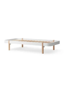 Outlet Oliver Furniture Wood Lounger Seng Hvid / Eg - 90x200